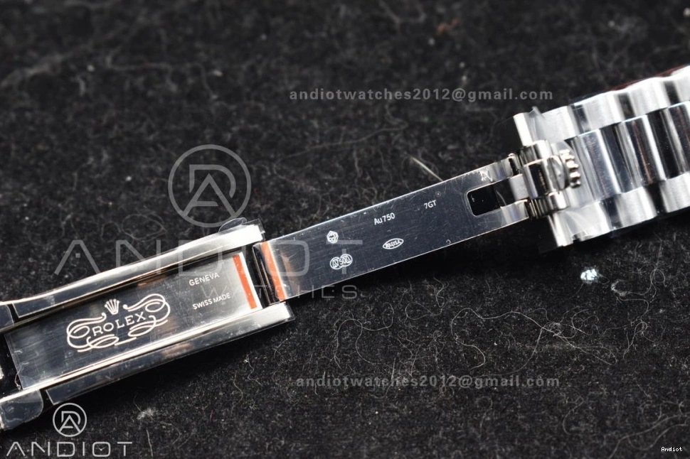 A2836 Weight Black 40 Crystal President DayDate On Gain Dial GMF Bracelet SS 1128